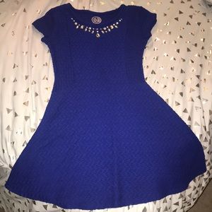 Little Girl Royal Blue Dress